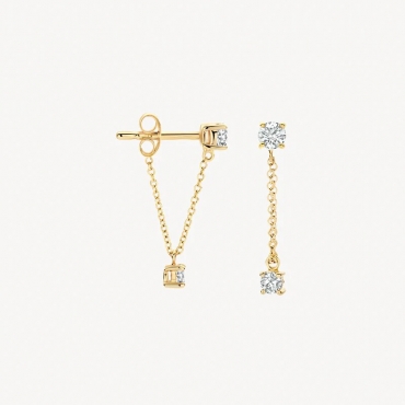 Boucles d'oreilles dame Blush GoldJewels